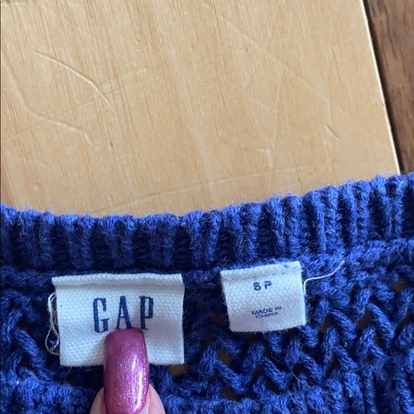 Gap blue 100% cotton sweater size S - Picture 2 of 3